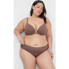 Lane Bryant Cotton Hipster Panty Deep Taupe