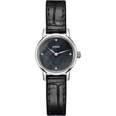 Rado Armbandsur Rado Coupole Classic XS dameur med diamanter og læderrem