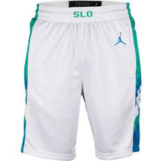 Jordan Nike Slowenien Basketballshorts Herren weiß türkis