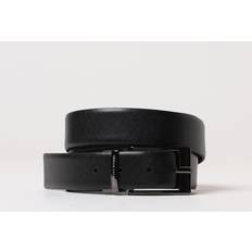 Armani Exchange Herr Accessoarer Armani Exchange läderbälte för män med plakett
