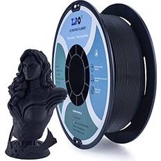 3D Printing Ziro Matte PLA Filament 175mm1KG 3D Printer FilamentHigh Toughness PLADimensional Accuracy 003mmMatte Black