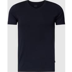 Lang - Man T-shirts Schiesser Long Life Soft T-shirt - Blauw/Zwart