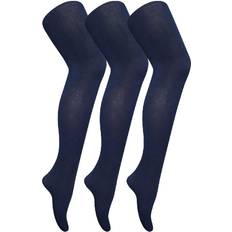 Clothing Sock Snob Pair Multipack Womens Coloured Opaque Denier Tights Navy