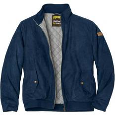 Men - Suede Jackets Atlas For Men Zip Faux Suede Water Repellent Jacket Navy