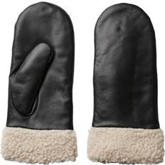 Svarte Votter Pieces Pcjay Leather Mittens