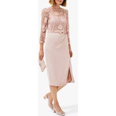 Phase Eight Adeline Double Layered Dress, Antique Rose