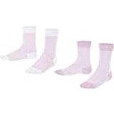 Esprit Unisex Kinder Socken Fine Stripe 2-Pack, Biologische Baumwolle, Paar, Mehrfarbig Sortiment 60 23-26