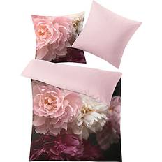 Bettwäsche Kleine Wolke Mako-Satin Wendebettwäsche Rosemarie Bettbezug Rosa