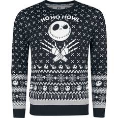 Blåa - Jultröjor The Nightmare Before Christmas Christmas jumper Jack Ho Ho Howl för Herr flerfärgad