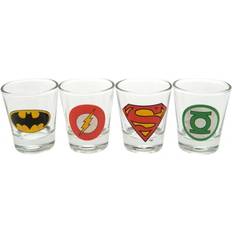 Transparent Shot Glasses DC Comics Shot Glass Set Shot Glass 4pcs