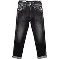 Replay Jungen Jeans mit Power Stretch, Schwarz Black 098 Jahre
