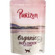 Purizon Katte - Vådfoder Kæledyr Purizon 12x 85g Organic And & Kylling Squash kat våd
