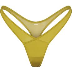 Thongs - Yellow Knickers SKIMS High Cut Thong Yellow Jelly Sheer