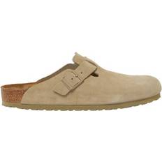 Birkenstock Boston Leather Sandalen - Faded Khaki