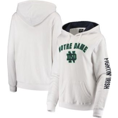 Colosseum Women's White Notre Dame Fighting Irish Loud and Proud Pullover Hoodie White White