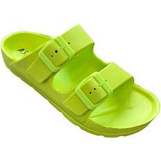 Slides on sale Andrew By Andrew Stevens Comfort Slides Double Buckle Adjustable Scooby Flat Sandals