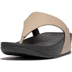 Fitflop Lulu Leather Toepost - Beige