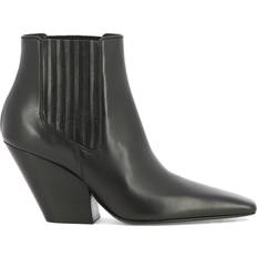 Uld Ankelstøvler Elegant Stil - Sort
