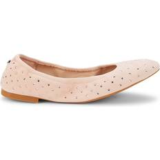 Pink Ballerinas Stuart Weitzman Bling Suede Ballet Flat