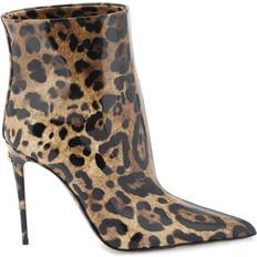 Dolce & Gabbana Multicolored Ankle Boots Dolce & Gabbana Glossy Leather Ankle Boots