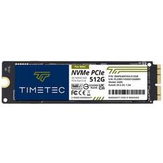 TIMETEC 512GB MAC SSD NVMe PCIe Gen3x4 3D NAND TLC Läs upp till 2000 MB/s Kompatibel med Apple MacBook Air 2013-2015, 2017 MacBook Pro 2013-2015 iMac 2013-2019 Mac Pro 2013-2013 Mac Mini 2014