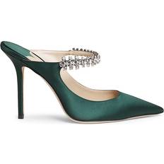 Jimmy Choo Green Bing Heels Dark Green IT