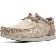 Wide Fit Sneakers Clarks Men's ShacreLite Moc Oxford, Natural Combi