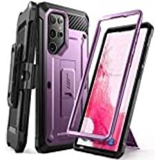 Supcase Schutzhülle für galaxy s22 ultra cover handyhülle etui futeral Lila 0.2 kg