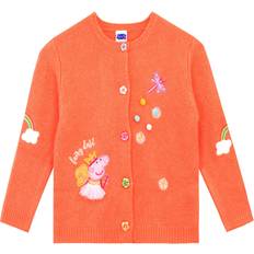 Orange Cardigans Children's Clothing Peppa Pig Embroidered Fairy Princess Button Up Cardigan Orange 12-18