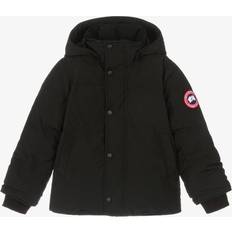 Boys Black Noir Kids Logo-patch Padded Shell-down Jacket 2-7 Years 2-3 Years