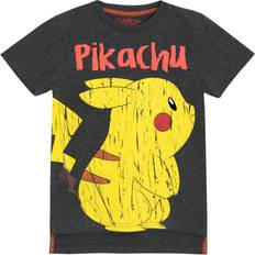Pokemon T-shirts Pokémon Pikachu Puff Print T-Shirt Grey 7-8 Years