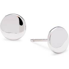 Bloomingdale's Button Stud Earrings in 14K White Gold 100% Exclusive