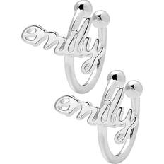Personalized Personalized Banner Iridescent Crystal Emerald cut necklace