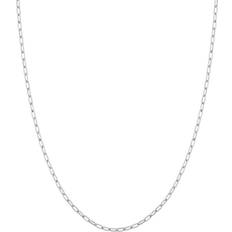 Men - White Gold Necklaces Saks Fifth Avenue Women's 14K White Gold Paperclip Chain Necklace/24" 20"