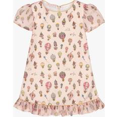 Velours Kinderbekleidung Atelier Choux Paris Girls Pink Velvet Dress Pink 12-18 month