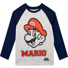 Super Mario SUPER MARIO Boys' Long Sleeve Top Grey