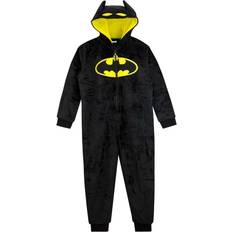 Drenge - S Jumpsuits DC Comics Black Batman Fleece All-in-One - Black