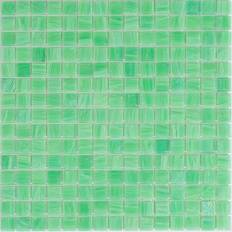 Glass Tiles Apollo Tile Apollo Tile Celestial Glossy UFO Green Glass Mosaic Wall and Floor Tile 20 sq. ft./case 20-pack