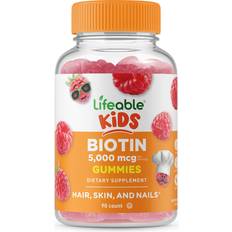 Biotin Gummies Natural Raspberry 60 Gummies