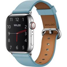 Apple watch series 7 45mm Waloo Classic Leather Band for Apple Watch 42/44/45mm