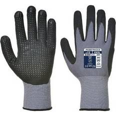 Disposable Gloves Portwest A351 Dermiflex Plus Glove-Grey/Black-L