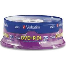 Optical Storage Verbatim 2.4x DVD R Double Layer Media 8.5GB 120mm Standard