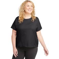 Hanes Originals Women's Tri-Blend T-Shirt Plus Size Black 4X