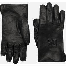 Dolce & Gabbana Hansikkaat ja Lapaset Dolce & Gabbana Nappa Leather Gloves Black