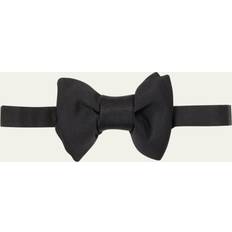 Corbatas de lazo Tom Ford Mens Black Pre-tied Grosgrain Silk bow tie