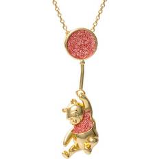 Disney Necklaces Disney Classics Winnie the Pooh Gold Plated Swinging Balloon Necklace, 18"