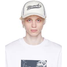 Moncler Homme Casquettes Moncler White Printed Cap 034 WHITE UNI