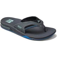 44 - Schnürung Flip-Flops Reef Herren Fanning Flip-Flop, Gunmetal/Ozean