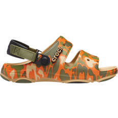 Herr - Orange Slides Crocs Classic All-Terrain Sandal Camo - Naranja/Verde/Marrón