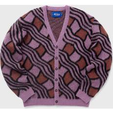 Men - Pink Cardigans Awake NY Pink Wavy Cardigan